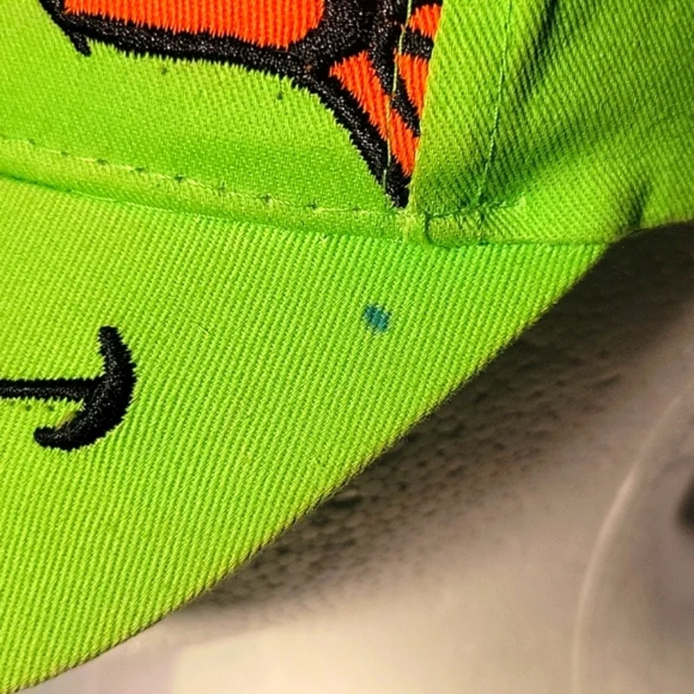 TMNT Teenage Mututant Ninja Turtles Hat Green Strapback, One Size